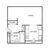 Studio - 465 SF